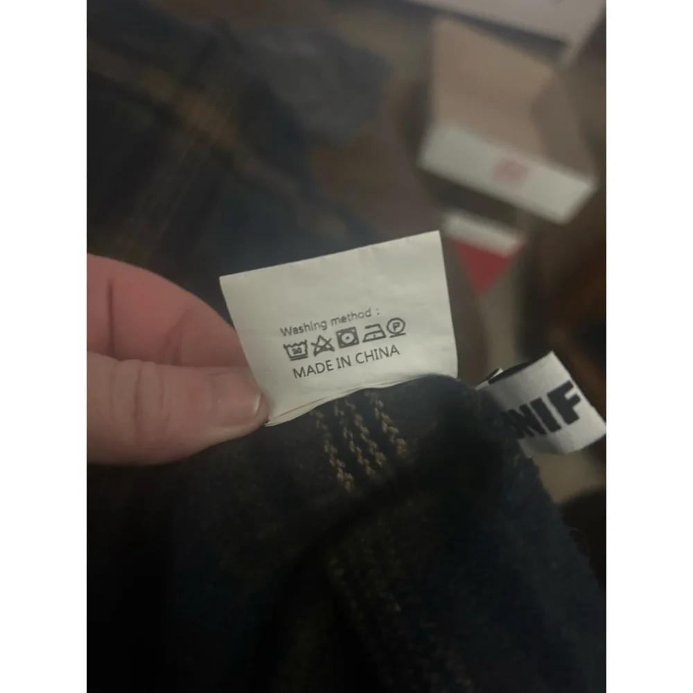 Plaid skirt one size #064